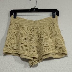 Free People Knit Crochet Shorts